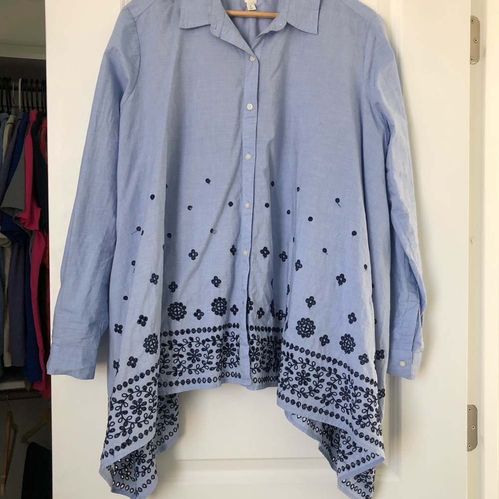 Gap Handkerchief button down